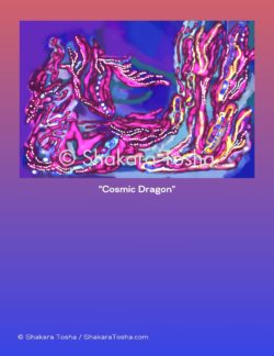 "Cosmic Dragon" Art Print