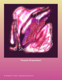 "Cosmic Dreamtime" Art Print