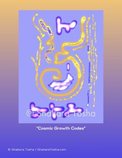 "Cosmic Growth Codes" Art Print