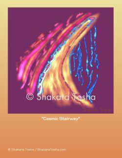 "Cosmic Stairway" Art Print