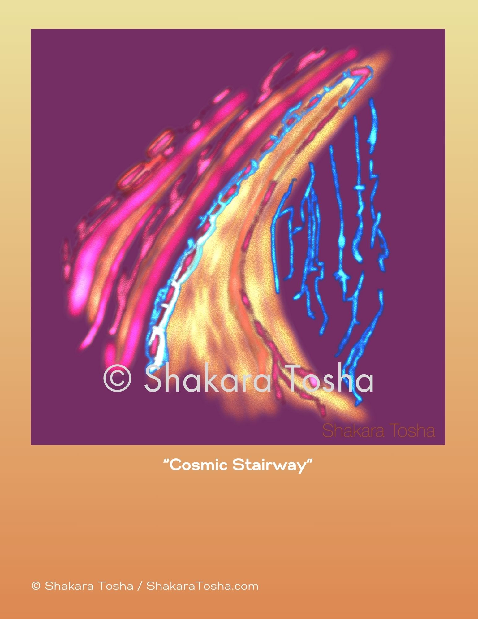 "Cosmic Stairway" Art Print