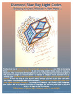 "Diamond Blue Ray Light Codes" (Oracle Card)