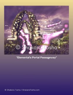 "Elemental's Portal Gateway" Art Print
