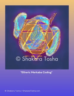 "Etheric Merkaba Coding" Art Print
