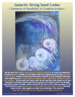 "Galactic String Seed Codes" (Oracle Card)