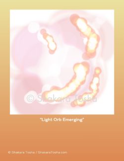 "Light Orb Emerging" Art Print