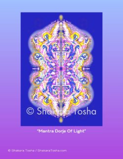 "Mantra Dorje Of Light" Art Print